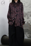 Geoffrey B. Small shirt GRS08 black coffee print 22